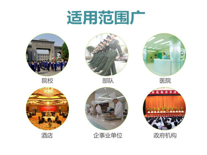 消毒柜適用于酒店、飯店、職工食堂、院校食堂等領域